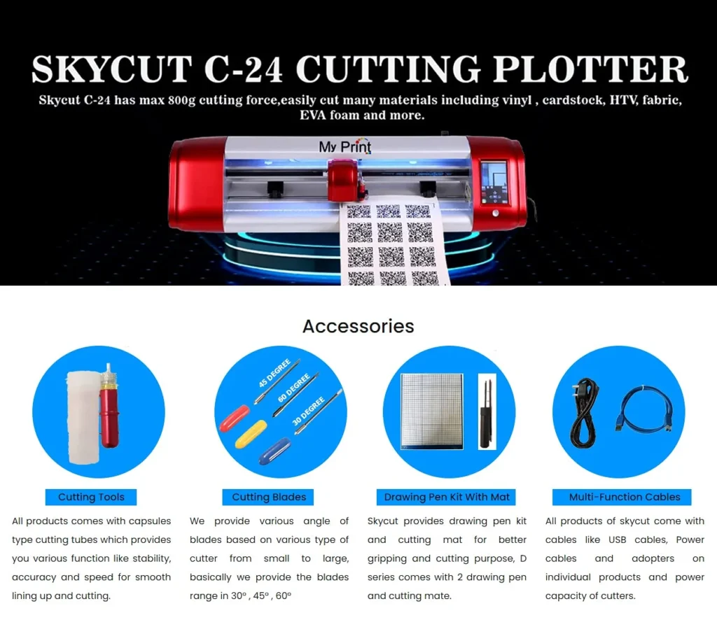 SKYCUT C24 mobile skin cutting machine